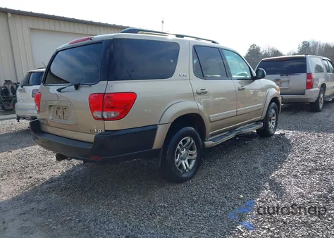 2005 Toyota Sequoia Sr5 V8 z USA, uszkodzony, nr VIN 5TDZT34A45S256925